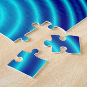 Puzzle Vertige bleu se développant en spirales (Côté)