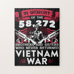 Puzzle Veteran Vietnam War In Memory Who Never Returned T