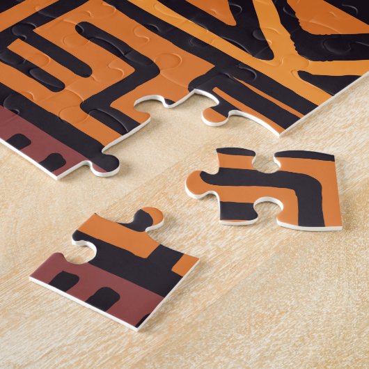Puzzle Vibes Africaines Ethniques En Style Bohème (Côté)