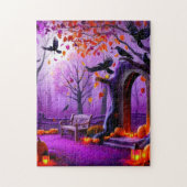 Puzzle Vibes d'automne de frissons avec Citrouilles et co (Vertical)