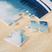 Puzzle Vibes d'été Retro Beach Illustration (Côté)
