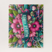 Puzzle Vibes d'infirmière mignonne (Vertical)