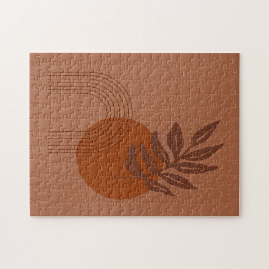 Puzzle Vibes du désert inspirées par Matisse Formes Abstr (Horizontal)