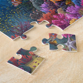 Puzzle Vibrant Coral Reef Sea Turtle Scene (Côté)