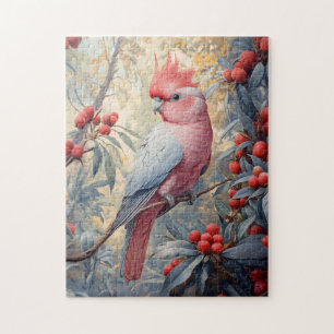 Puzzle Vibrant Galah Cockatoo rose