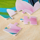Puzzle Vibrant oiseau chanteur perché sur une branche de (Côté)