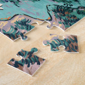 Puzzle Vibrant Zion River Sunset Retro Van Gogh Watchman (Côté)
