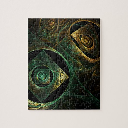 Puzzle Vibrations magiques Art Abstrait (Vertical)