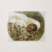 Puzzle Victorian hiver fille saint baies branches neige (Horizontal)