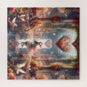 Puzzle Victorian Rococo Enchanted Valentine Dance (Horizontal)
