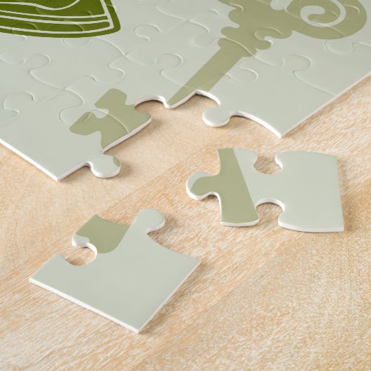 Puzzle Victory Sign Hand Resistance Red Triangle Symbol (Côté)