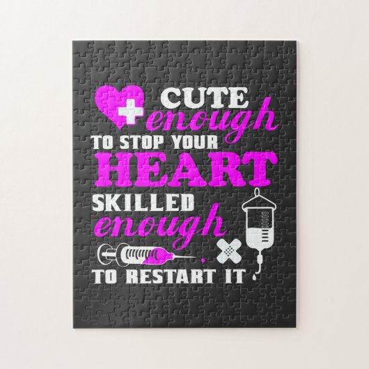 Puzzle Vie infirmière| Assez jolie infirmière (Vertical)