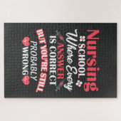 Puzzle Vie infirmière | Étudiant à l'école de soins infir (Horizontal)