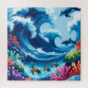 Puzzle vie marine