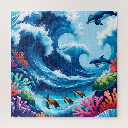 Puzzle vie marine (Vertical)