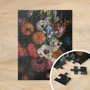 Puzzle Vie morte avec Bouquet de fleurs   Johan Johnsen