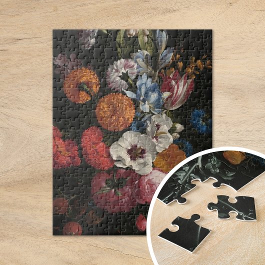 Puzzle Vie morte avec Bouquet de fleurs | Johan Johnsen
