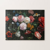 Puzzle Vie morte avec fleurs | Jan Davidsz de Heem (Horizontal)