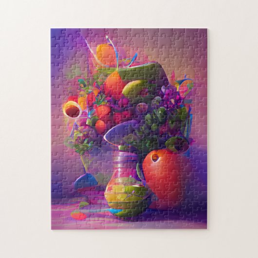 Puzzle Vie morte dans le style Abstrait (Vertical)