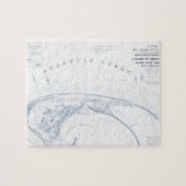 Puzzle Vieille carte de Provincetown Cape Cod (Horizontal)