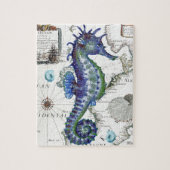 Puzzle Vieille carte d'hippocampe (Vertical)