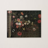 Puzzle Vieille Composition Florale Baroque de Fleurs dans (Horizontal)