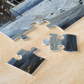 Puzzle Vieille Ferme Avec Cave Racine Scène D'Hiver (Côté)