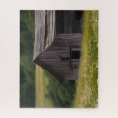 Puzzle Vieille Grange Dans Le Champ De Faisée (Vertical)