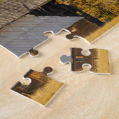 Puzzle Vieille grange en bois avec des tamaracks (Côté)