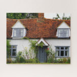 Puzzle Vieille Maison de campagne anglaise Bâtiment rusti<br><div class="desc">Ce superbe puzzle présente une vieille maison de campagne anglaise avec un toit ondulé #english #stockingstuffers #cadeau #noël</div>