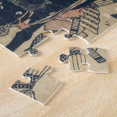 Puzzle Vieille peinture japonaise d'Ukiyo-e de deux (Côté)