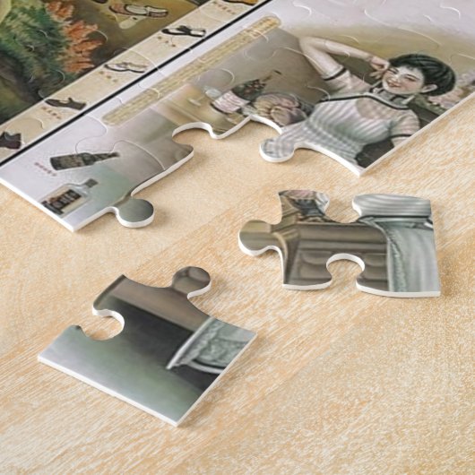 Puzzle Vieilles femmes d'affiche de Changhaï (Côté)