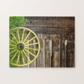 Puzzle Vieilles roues dans la ville historique de vieil (Horizontal)