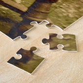 Puzzle Vielle dame perdante de laine irlandaise (Côté)