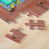 Puzzle Vielle fenêtre de l'église en bois (Côté)