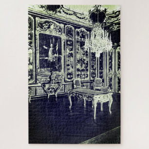 Puzzle Vienne vintage palais de Schönbrunn salle Vieux La