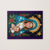 Puzzle Vierge catholique chrétienne Marie Noël (Horizontal)