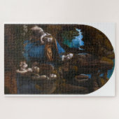 Puzzle Vierge des Rochers-Léonard de V. 2ème version (Horizontal)
