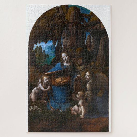 Puzzle Vierge des Rochers-Léonard de V. 2ème version (Vertical)