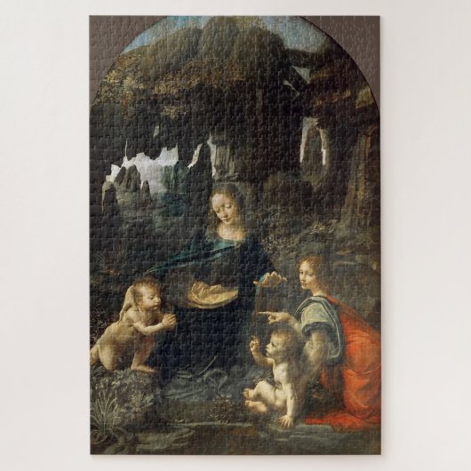 Puzzle Vierge des Rochers, Léonard de Vinci (Vertical)