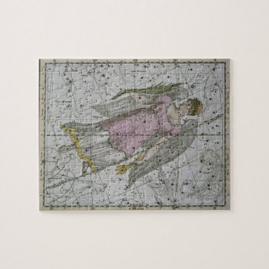 Puzzle Vierge, "d'un atlas céleste", pub. en 1822 (col (Horizontal)