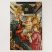 Puzzle Vierge et enfant aux anges par Botticelli (Vertical)