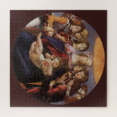 Puzzle Vierge et enfant aux anges par Sandro Botticelli (Horizontal)