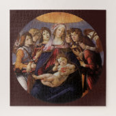 Puzzle Vierge et enfant aux anges par Sandro Botticelli (Vertical)