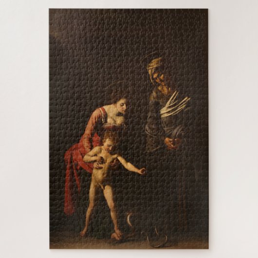 Puzzle Vierge et Enfant avec Sainte Anne - Caravaggio (Vertical)