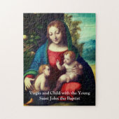 Puzzle Vierge Marie avec Christ Enfant & St. John Baptist (Vertical)