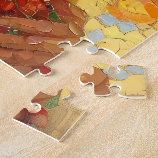 Puzzle Vierge Marie et Bébé Jésus Impressionnisme (Côté)