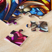 Puzzle Vierge Marie et Bébé Jésus Vitrail (Côté)