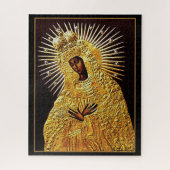 Puzzle Vierge noire en prière ... art (Vertical)