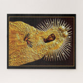 Puzzle Vierge noire en prière ... art (Horizontal)